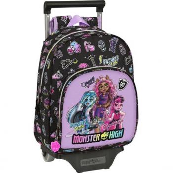 Monster Cable Trolley Per La Scuola Creep Nero 28 X 34 X 10 Cm