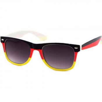 World Cup EM Fan Spectacles 2024 Football Fan Sunglasses Dark Scarlet