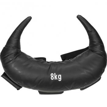 Schwarzes Bulgarian Bag 8 kg – GORILLA SPORTS Gewichtssack für Power‑Training