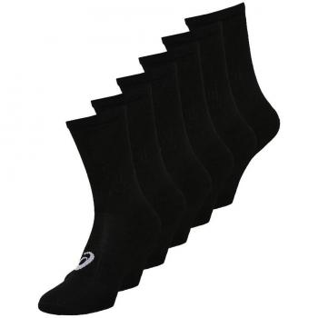 Asics 6PPK CREW SOCK men Socks black in taglia:M