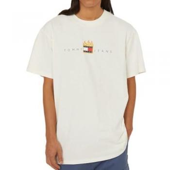 T-shirt Tommy Hilfiger DM0DM17738YBH Blanc
