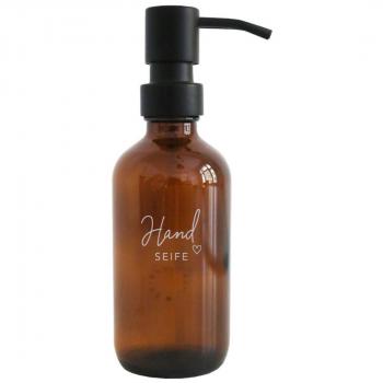 Eulenschnitt Handseife - 250ml im Braunglas