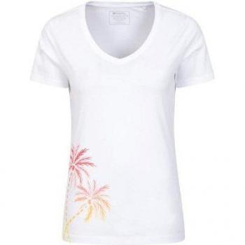 T-shirt Donna Viscosa Palma Mountain Warehouse Bianca