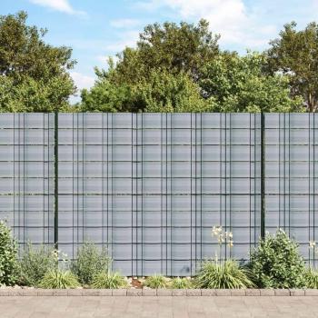 Brise‑Vues Prolenta Gris 10 pcs – Jardin – 252,5×19 cm PVC