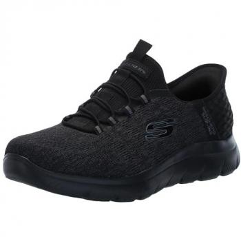 Skechers Homme Slip-Ins Summits Baskets Vegan Noir - Taille 46