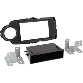 Adaptateur 2-DIN Soft Touch Toyota Yaris 2014 Noir
