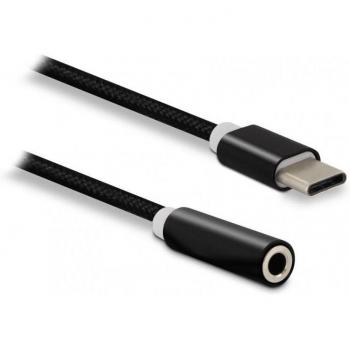 Adaptador USB-C Macho a Jack 3.5mm Hembra Metronic