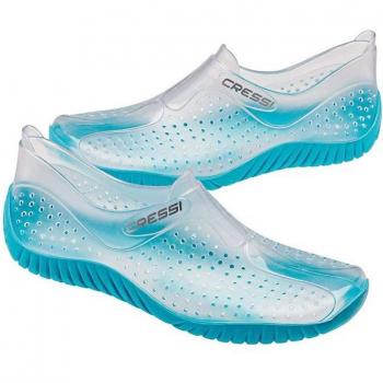 Zapatillas antideslizante de natación cressi trasparente-azul