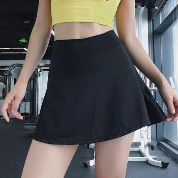 Falda corta de talle alto para mujer