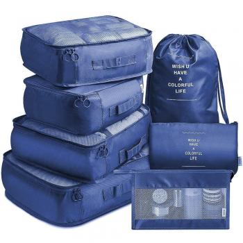 RUPUTIN 7-teiliges Gepäckorganizer-Set für Unterwäsche und Kleidung