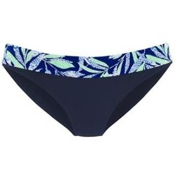 Bikini Slip VIVANCE Turchese e Blu Scuro Bianco
