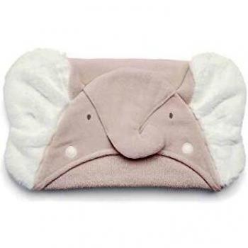 Pink Elephant Cotton Wrap‑Up Towel