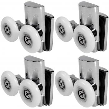 Rodillos de Puerta de Ducha 23mm 4 Ruedas de Servicio Pesado