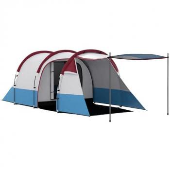 Tienda Plegable Outsunny con 2 Habitaciones