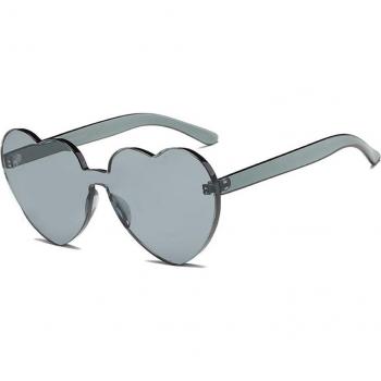 Heart Shaped Retro Sunglasses for Women