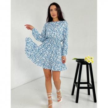 ISSAA Ruffled Floral Long Dress, Black, Size XL