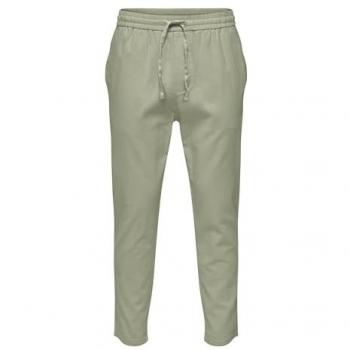 Only & Sons Tapered Fit Hose Modell 'LINUS', Größe L - men - Hellgrün
