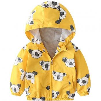 Veste d'Extérieur Enfant Capuchon Koala Longue Manche