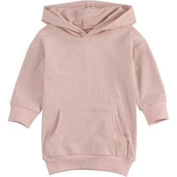 Cozy Hooded Sweater Dress for Girls