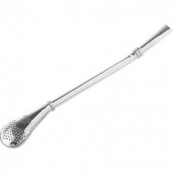 Multifunctional Stainless Steel Straw and Stirring Spoon