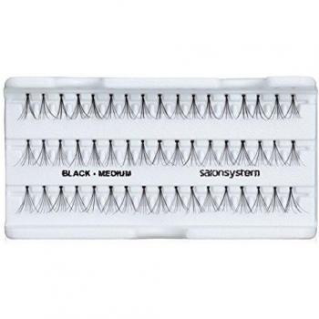 Salon System Professional Grade Black Medium Individual Lashes