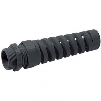 M16 Polyamid Cable Gland with Bend Relief – RAL 9005