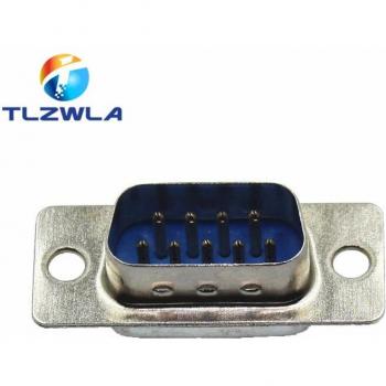 RS232 DB9 Female 9-Pin Solder Type Connector, D-SUB Plug Socket