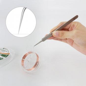 Curved Sharp Point Precision Tweezer