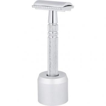 Mini support de rasoir en alliage de zinc, résistant à la rouille, socle stable pour salle de bain