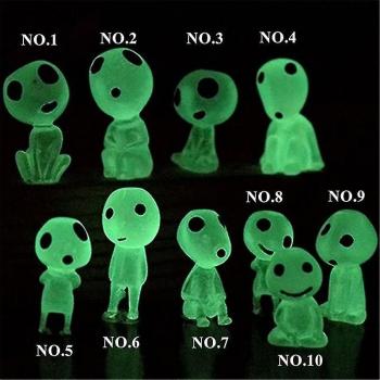 Muñecos Luminiscentes del Espíritu del Árbol