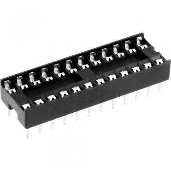 24-Pin IC Socket with 7.62 mm Contact Spacing