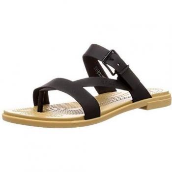 CROCS Tulum Toe Post Sandal W, Sandalias de Playa Mujer