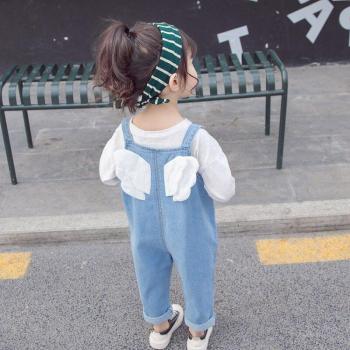 Baby Bloom Denim Jumpsuits