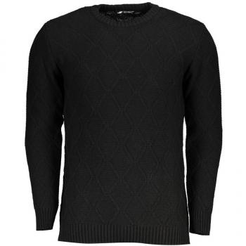 U.S. Polo Assn. Round-neck Knitwear, Male, Black, Size: 2XL
