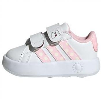Adidas X Disney Minnie Mouse Grand Court Infant Shoes Clear Pink – UK 9K