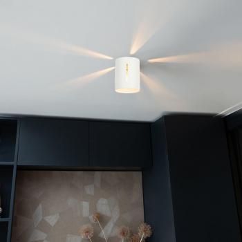 Plafonnier blanc design Yana