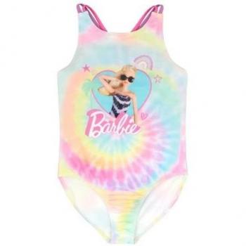 Fato de banho tie dye para meninas Barbie 11-12 azul/cor-de-rosa