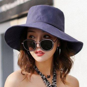 Chapeau Seau Coton Bord Large