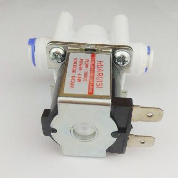 Electrovalve 1/4 OD – Pack 5 pièces, machine à eau RO, montage rapide eaux usées