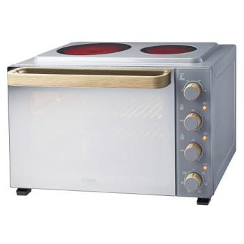 48L Professional Mini Oven with Dual Hobs – Electric Countertop Multi-Function