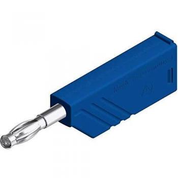 Spina a lamelle dritta SKS Hirschmann LAS N WS Ø 4 mm Blu 1 pz
