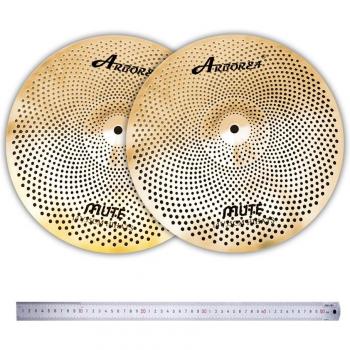 Arborea 14 Gold-Plated Mute Hi-Hat Cymbal