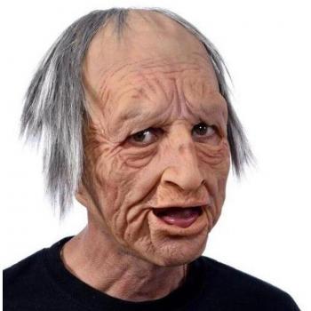Máscara de Abuela/Abuelo para Halloween y Cosplay