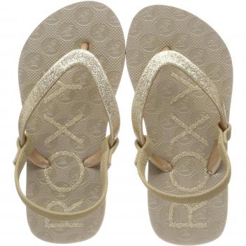 Roxy TW Viva Glitter II, Sandales bébé Fille, Or