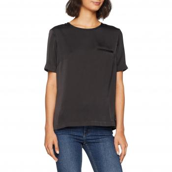 GUESS SS Guadalupe, Blusa para Mujer, Gris (Heavy Grey G9A3), Grande