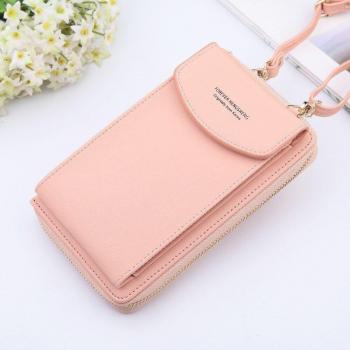 PU Leather Mobile Phone Wallet with Card Holders