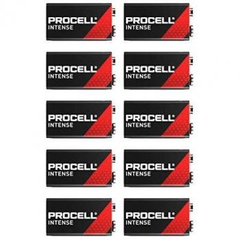 Duracell Procell Intense 9V Battery Pack of 10 5009082 DU13709