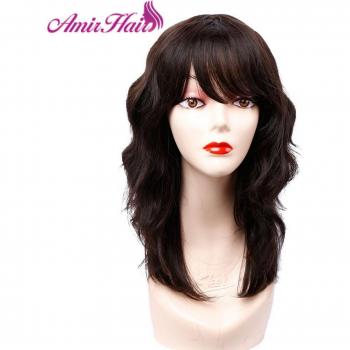 Heat Resistant Synthetic Curly Bob Wig for Women - Brown, Blonde, and Black Mix