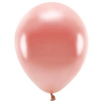 Partydeco Öko-Ballons Roségold Metallic