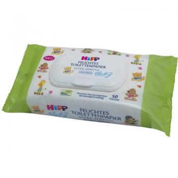 HiPP Baby Soft - Papel Higiénico Húmedo, 50 unidades